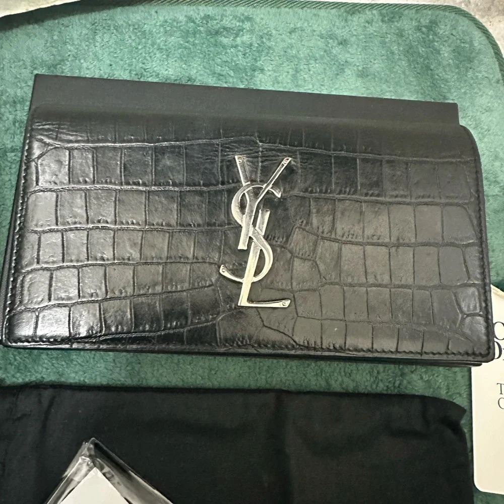 π«π«π«SOLD Ysl crocodile walletπ«π«π« - Picture 1 of 5